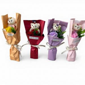 ROSA CON OSO 23 CM RF: PARTY ON 1021