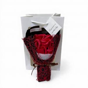 RAMO DE ROSAS ROJAS CON BOLSA 20 CM RF: PARTY ON 1019