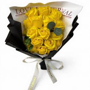 RAMO DE ROSAS AMARILLAS 33 CM RF: PARTY ON 1013