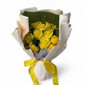 RAMO DE ROSAS AMARILLAS 23 CM RF: PARTY ON 1011
