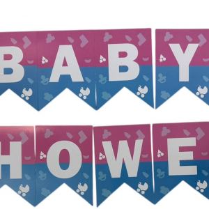 BANDERIN BABY SHOWER RF: PARTY ON 1078