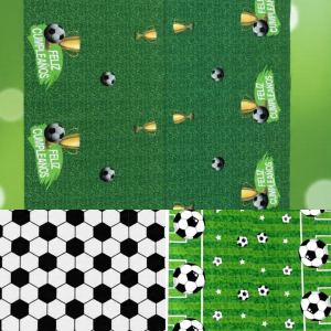 MANTEL METALIZADO FUTBOL RF: PARTY ON 1036