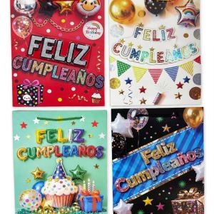 BOLSA DE REGALO FELIZ CUMPLEAÑOS MEDIANA 26X32 CM RF- PARTY ON 1289